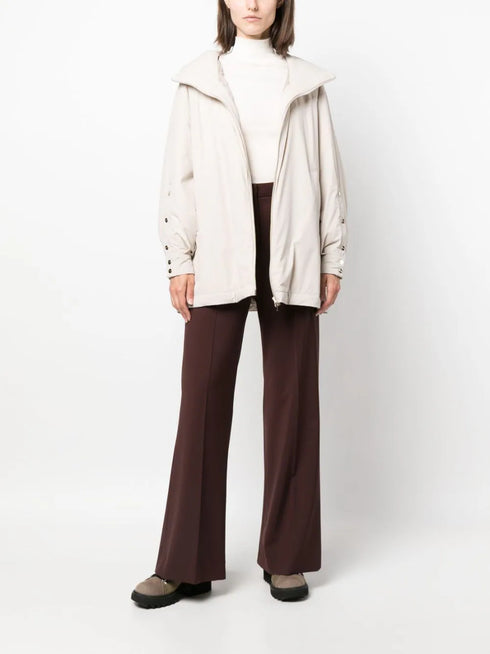 drawstring hooded jacket